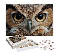 Puzzle 3000 Piezas Búho, Puzzle Animal con Caja para Adultos, 122x81cm, DIY 3000 Piezas Rompecabezas Madera para Adultos, Rompecabezas Desafiante para Decoracion Hogar y Paredes, Regalo Mujer, -7373