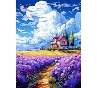 Puzzle 3000 Piezas Cabaña Lavanda, Puzzles Imposible, Desafiante Acertijo, Juegos de Rompecabezas para Toda la Familia, Puzzle Adultos 3000 Piezas 122 x 81 cm