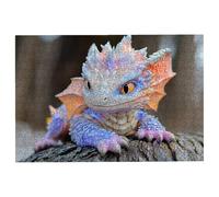 Puzzle 3000 Piezas Dragón, Puzzle Madera Animal, Clásico Rompecabezas Desafiante para Toda la Familia, Juguetes Rompecabezas Letras en la Parte Posterior, Regalos Originales para Hombre Decor -1257