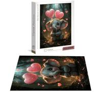 Puzzle 3000 Piezas Elefante Rompecabezas para Adultos, un Rompecabezas Desafiante, Juegos de Puzzle para Toda la Familia, Letras en la Parte Posterior, Decoración del Hogar, Regalos Amar B-4848