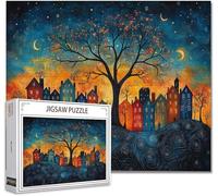 Puzzle 3000 Piezas fantasía Puzzle Imposible Rompecabezas Pieza de Madera Jigsaw Arte Una Gran Herramienta de MeditacióN Y Aliviador del EstréS Uegos de Rompecabezas para Toda La Familia 81X122cm K-2