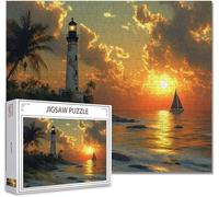 Puzzle 3000 Piezas Faro Puzzle Imposible Rompecabezas Pieza de Madera Jigsaw Arte Una Gran Herramienta de MeditacióN Y Aliviador del EstréS Uegos de Rompecabezas para Toda La Familia 81X122cm Y-1