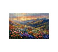 Puzzle 3000 Piezas Flor Puzzle 3000 Piezas Adultos Montaña Educativo Rompecabezas Madera para Toda la Familia Junta, Puzzles para Reducir el Estrés y Primavera Cuadros Decoracion 80 x 120Cm LZPT-03805