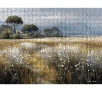Puzzle 3000 Piezas, Flores Blancas Rompecabezas Adultos Puzzle, Desafiante Puzzles de Decoración Juego de, Entretenimiento Juego Educativo para Toda la Familia, para Regalo Decoración R7KH-17