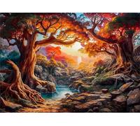 Puzzle 3000 Piezas Lago Sunset Grove | Puzzles Adultos | para Toda La Familia |110 x 85 cm | Entretenimiento Creativo Rompecabezas Adultos Regalo