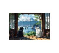 Puzzle 3000 Piezas Monte Fuji Puzzle 3000 Piezas Adultos Animal Educativo Rompecabezas Madera para Toda la Familia Junta, Puzzles para Reducir el Estrés y Primavera Decoracion 80 x 120cm LZPT-02255