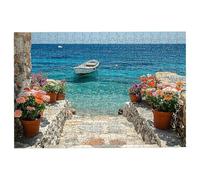 Puzzle 3000 Piezas Océano, Puzzle Bote, Puzzles 3000 Adultos, Rompecabezas Adultos con Caja Regalo, Rompecabezas de Madera Desafiante para Toda la Familia, Regalos Originales para Mujer Decor -3206