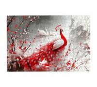 Puzzle 3000 Piezas Pavo Real, Puzzle Flor, Puzzles 3000 Adultos, Rompecabezas Adultos con Caja Regalo, Rompecabezas de Madera Desafiante para Toda la Familia, Regalos Originales para Mujer -3350