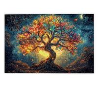 Puzzle 3000 Piezas, Puzzle Árbol de Vida con Caja Regalo para Adultos, DIY 3000 Piezas Rompecabezas de Madera para Adultos, Rompecabezas Desafiante para Decoración Hogar y Paredes, Regalo Mujer, E-33