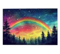 Puzzle 3000 Piezas, Puzzle Arcoíris con Caja Regalo para Adultos, DIY 3000 Piezas Rompecabezas de Madera para Adultos, Rompecabezas Desafiante para Decoración del Hogar y Paredes, Regalo Mujer, U-63