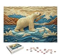 Puzzle 3000 Piezas, Puzzle Invierno con Caja Regalo, Oso Puzzles 3000 Piezas Adultos, Medidas: 122 x 80 cm, Rompecabezas Adultos de Madera, Rompecabezas Desafiante para Decoración Hogar y Pared, -7316