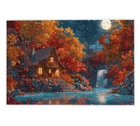 Puzzle 3000 Piezas, Puzzle Paisaje con Caja Regalo para Adultos, DIY 3000 Piezas Rompecabezas de Madera para Adultos, Rompecabezas Desafiante para Decoración del Hogar y Paredes, Regalo Mujer, A-31