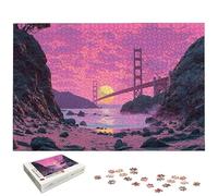 Puzzle 3000 Piezas, Puzzle Paisajes con Caja Regalo, San Francisco Puzzles 3000 Piezas Adultos, Medidas: 122 x 80 cm, Rompecabezas Adultos de Madera, Rompecabezas Desafiante para Regalo Mujer, -6328