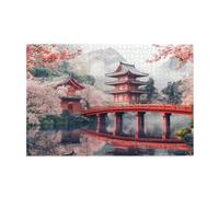 Puzzle 3000 Piezas, Puzzles Japón, 122x81cm, Rompecabezas Adultos Obra de Arte de Juego, Rompecabezas Madera, Colorido Juego de Habilidad para Toda la Familia, Regalos para Mujer Puente p-1152