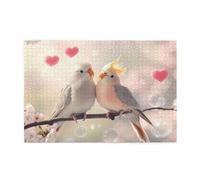Puzzle 3000 Piezas, Puzzles Pájaro, 122x81cm, Rompecabezas Adultos Obra de Arte de Juego, Rompecabezas Madera, Colorido Juego de Habilidad para Toda la Familia, Regalos para Mujer Amar p-1872