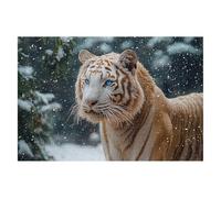 Puzzle 3000 Piezas Tigre Puzzles Nieve Medidas 122x81cm Rompecabezas para Adultos Entretenimiento Creativo, Divertido Clásico Rompecabezas Juguetes Educativos Decor Regalos Originales para Mujer G-99