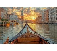 Puzzle 3000 Piezas Venecia, Puzzle 3000 Piezas Adulto Ciudad, Rompecabezas de Madera para Adultos 120 x 80 cm, Puzzles para Toda la Familia Cuadros Decoracion Salon Modernos Regalo Mujer RXPT-2152