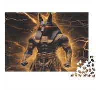 Puzzle 38x26cm/1000pcs Pour Adultes Dieu Antique,pour Femmes Et Hommes,Planche En Bois,verrouillage De Précision Style mythologie égyptienne