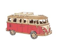 Puzzle 3D Autobús Turístico De Londres - Rompecabezass De Madera, Autobús Turístico De Londres De Larga Duración, Kit De Modelo Retro | Kit De Construcción De Artesanía En Madera para Cumpleaños