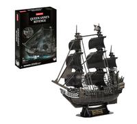 Puzzle 3D Barco Pirata Queen Anne's Revenge 180 Piezas | Maqueta Barco para Montar | Puzzle 3D Niños +8 Años | Maquetas de Barcos Educativas | Regalo Creativo Familiar