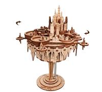 Puzzle 3D de Madera Castillo en el Cielo con Caja de Música Kit de Construcción Mecánica DIY para Adolescentes y Adultos Regalo Ideal para Fans de Ghibli y Aficionados