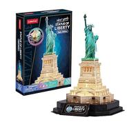 Puzzle 3D - Estatua de la Libertad LED | Regalo Niño 8 Años | Puzzle 3D Adultos Y Puzzles 3D Niños | Maquetas para Montar Niños | Maquetas para Construir Adultos | Puzzles 3D | 79 Piezas