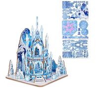 Puzzle 3D Madera,Maquetas Madera,Maquetas para Montars,Puzzle de Maderas 3D Castillos Kit,Puzzle en 3D Manualidades para Adultos y Niños Regalos de Cumpleaños o Colección Decorativa