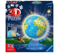 Puzzle 3D Mapa Mundial Globo Night Edition Inglés