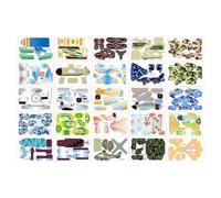 Puzzle 3D Niños - 25 Piezas Juego Educativo Creativo DIY de Papel | Puzzle Educativo y Docente de Papel | para de Cumpleaños, Calcetines de la Befana, Aula, Familia, Viajes y Salidas