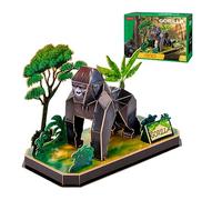 Puzzle 3D Niños Gorila | Maquetas para Montar Niños Y Adultos | Puzzles 5 Años O Más | Puzzles 3D | 42 Piezas | Puzzle 3D Adultos | Regalos para Niño