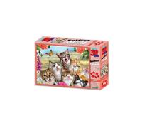 Puzzle 3D Para Niños - 100 Piezas - Selfie De Gato - Gatos