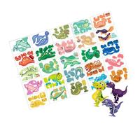 Puzzle 3D para niños - 25 piezas de juguete creativo DIY | Puzzle 3D de dibujos animados educativos - para de cumpleaños, calcetines de la Befana, aula, familia, viajes y excursiones