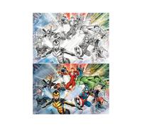 Puzzle 3D para Rascar Marvel: Collage de Personajes - 150 Piezas