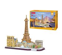 Puzzle 3D - Paris Cityline | Puzzle 3D Regalo Niño 8 Años | Puzzle 3D Adultos Y Puzzle 3D Niños | Maquetas para Montar Niños | Maquetas para Construir Adultos | Puzzles 3D | 114 Piezas