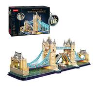 Puzzle 3D - Puente De La Torre De Londres Led | Puzzle 3D Regalo Niños 8 Años | Puzzles 3D | Maquetas para Montar Niños | Maquetas para Construir Adultos | 222 Piezas