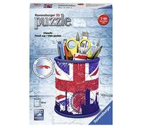 Puzzle 3D Ravensburger 11153 - Utensilo Union Jack, portalápices, Organizador para Escritorio, a Partir de 6 años