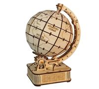 Puzzle 3D Rompecabezas Adultos Maqueta Madera Globo Terráqueo Maquetas para Montar Regalo para Hombre