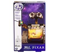 4D Build - Puzzle 3D Disney - Maqueta Disney de 60 Piezas - Mini Personaje Wall E Robot de la película - Puzzle para Adultos - Juego de construcción Coleccionable - Juguete para Adultos - Juego de