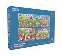 Puzzle 4 x 500 piezas: Raíces & Brotes