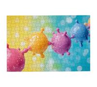 Puzzle 4000 Piezas Abstracto, Puzzle Madera Geometría, Clásico Rompecabezas Desafiante para Toda la Familia, Juguetes Rompecabezas Letras en la Parte Posterior, Regalos Originales para Hombre -1297