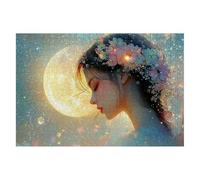 Puzzle 4000 Piezas Adultos Anime Puzzle para Adultos Luna Rompecabezas Juguetes Educativos Regalos Originales para Mujer, Rompecabezas Entretenimiento Creativo, Divertido Familia Juego 141x87cm H-81