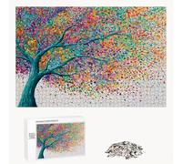 Puzzle 4000 Piezas Adultos Árbol de la Vida & Color, Rompecabezas con Letras Traseras y Póster, Pasatiempo Antiestrés, Decoración de Pared, Regalo Decorar Mujer Hombre, 147x105cm (14 Años +) P3#25