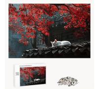 Puzzle 4000 Piezas Adultos Árbol & Gato, Rompecabezas con Letras Traseras y Póster, Pasatiempo Antiestrés, Decoración de Pared, Regalo Decorar Mujer Hombre, 147x105cm (14 Años +) P3#416