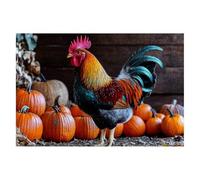 Puzzle 4000 Piezas Adultos Calabaza Puzzle para Adultos Pollo Rompecabezas Juguetes Educativos Regalos Originales para Mujer Rompecabezas Entretenimiento Creativo Divertido Familia Juego 141x87cm J-41