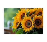 Puzzle 4000 Piezas Adultos Flor Puzzle para Adultos Girasol Rompecabezas Juguetes Educativos Regalos Originales para Mujer Rompecabezas Entretenimiento Creativo Divertido Familia Juego 141x87cm C-88