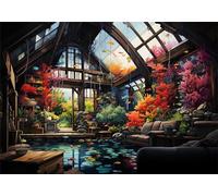 Puzzle 4000 Piezas Adultos Historietas Puzle Imposible Paisaje Arte Jigsaw Puzzles Educa de Rompecabezas y Juego Familiar para Adultos y Adolescente a Partir de 14 Años Entretenimiento Regalos P-479