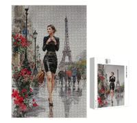 Puzzle 4000 Piezas Adultos París & Mujer, Rompecabezas con Letras Traseras y Póster, Pasatiempo Antiestrés, Decoración de Pared, Regalo Decorar Mujer Hombre, 147x105cm (14 Años +) P3#1166