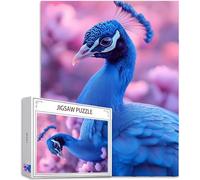 Puzzle 4000 Piezas Adultos, Pavo real Puzzle Animal Patrón Diseño, 141x87cm Gran Formato Color Jigsaw Adultos, DIY Artesanía con Embalaje de Caja de Regalo, Home Room Wall Decor, Regalo Mujer,Model851