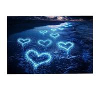 Puzzle 4000 Piezas Adultos Playa, Rompecabezas Adultos Corazón, Clásico Puzzles Adultos Desafiante para Toda la Familia, Juguetes Rompecabezas Letras en la Parte Posterior, Regalo Hombre Decor -2721