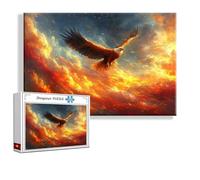 Puzzle 4000 Piezas Adultos, Puzzle Águila XXL 140 x 87 cm, Animal Rompecabezas Adultos Desafiantes Imposible, DIY Jigsaw Arte Ivertido Juego Familiar, Regalos de Pascua para Hombres y Mujeres M-4